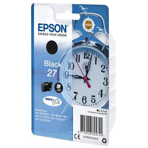 EPSON 27 DURABRITE ULTRA CARTUCCIA NERO